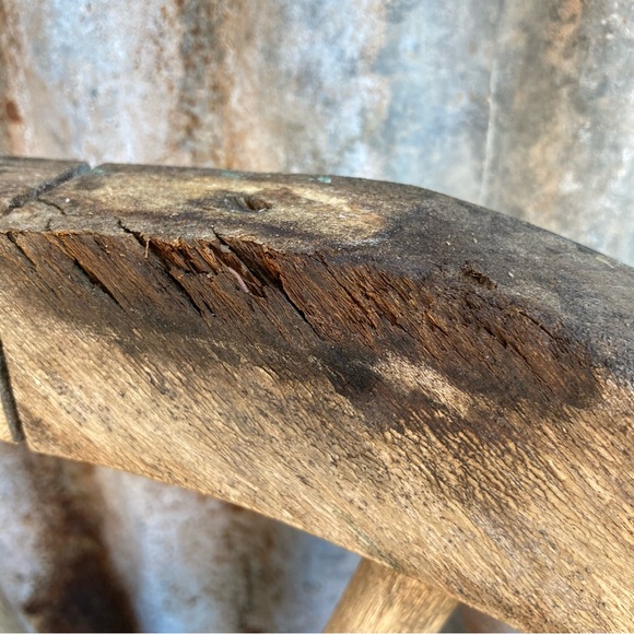 Vintage Wooden Semicircle Decor Half Wheel Wall Primitive Rustic Decor - Picture 11 of 14